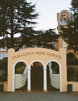 Tamalpais has one of the most distinctive entry points of any high school in California. 