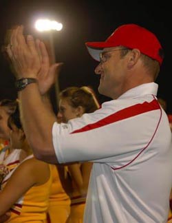 Buck Roggeman was the head coach at Pacific Grove in 2001 when the Breakers won their first and so far only CCS title. Photo: montereycountyweekly.com.