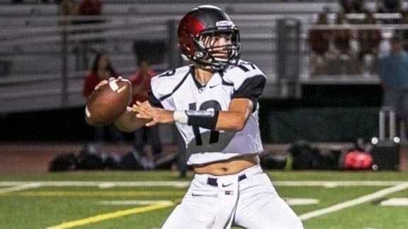 California has several of the best sophomore quarterbacks in the nation, including Murrieta Valley's Hank Bachmeier. Photo: blastathletics.com.