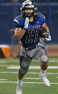 Michael Chan ran, ran and ran for big yards and touchdowns for San Marino. Photo: Courtesy family.