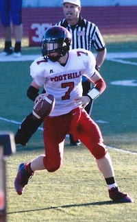 Trent Banner from Foothill of Palo Cedro is one of the most prolific passers in CIF Northern Section history. Photo: nfanation.com.