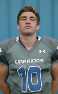 Cade Henjum had several huge passing nights for Saddleback Valley Christian. Photo: svcwarriors.com.