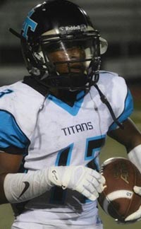 Jonta McMullen is putting up huge totals the last few weeks as a running back at Grand Terrace. Photo: Hudl.com.