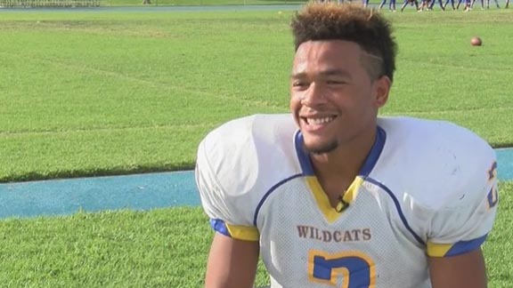 Taft High running back Robert Cozine has made a name for himself by having two 400-yard rushing games this season. Photo: turnto23.com.