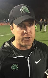 De La Salle head coach Justin Alumbaugh has only lost three times since his first season in 2013. Photo: Mark Tennis.
