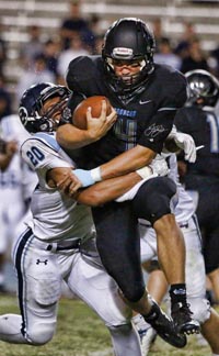 Clovis North QB Brent Bailey had several monster outings this season against tough competition. Photo: Nick Baker/ClovisRoundup.
