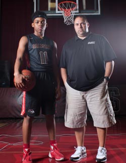 James Akinjo (left) and head coach Bill Mellis hope last year's strong showing in the CIF NorCal Open Division will just be a preview of greater achievements in 2016-17. Photo: Phillip Walton/SportStars.