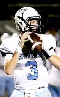 Nick Sipe had a great spring last year that led to the Villa Park QB getting a lot of D1 offers. He eventually committed to Purdue. Photo: SoCalSidelines.com.