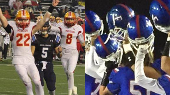 Mission Viejo and Folsom are two teams that won't be in CIF state finals this weekend, but their presence deserves to be noted in one game in particular. Photo: Willie Eashman & Twitter.com.