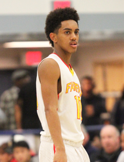 Jamal Hartwell is a junior guard for L.A. Fairfax. Photo: Andrew Drennen.