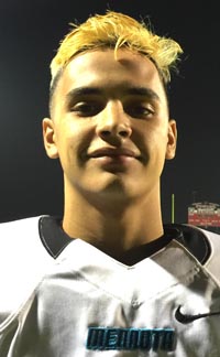 Junior Cardenas has led Mendota to an unbeaten record heading into CIF Central Section championships. Photo: centralvalleyfootball.com.