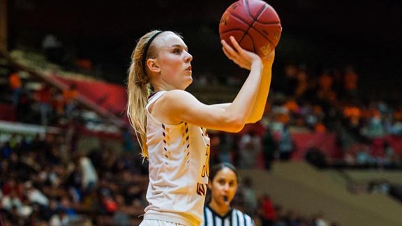 San Jose State-bound Megan Anderson has been a three-year standout for Clovis West. Photo: Samuel Stringer/SportStars.